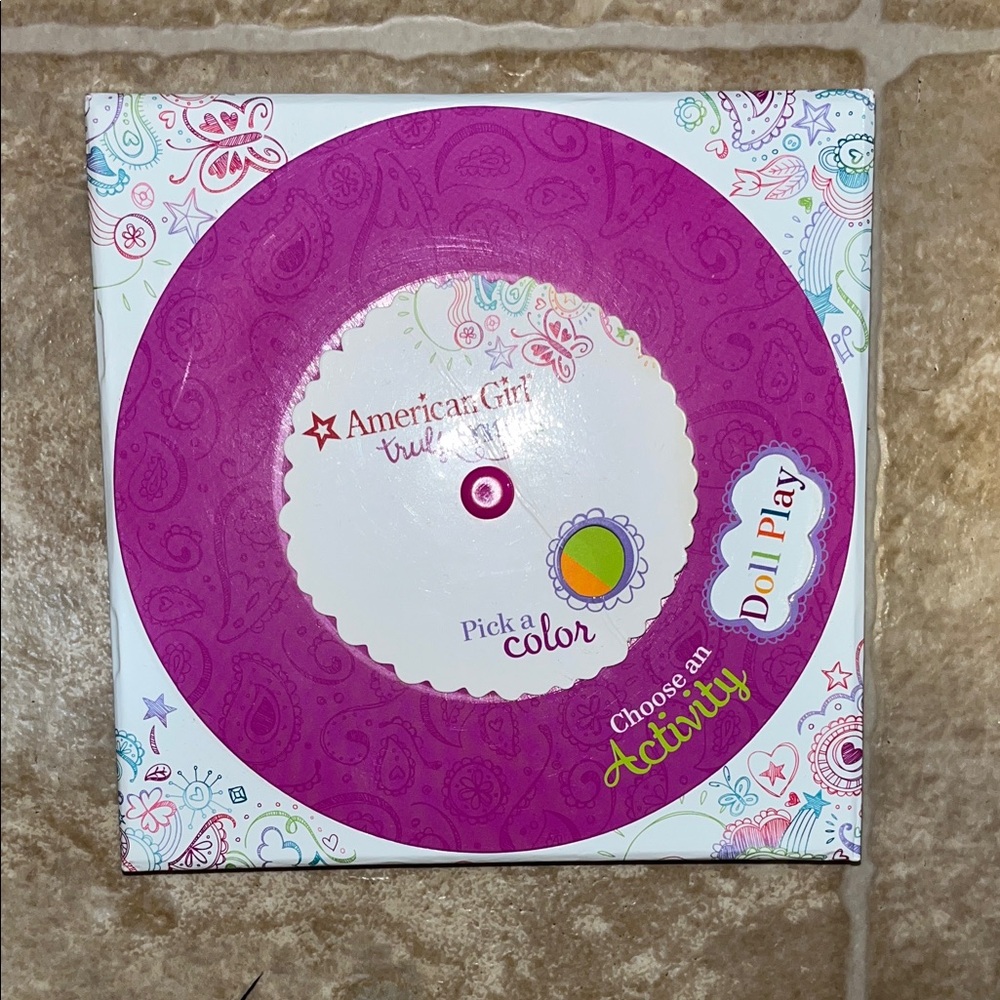 American Girl Purple and Multicolor Activity Selector